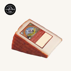 Quesos Flor Valsequillo Queso Canario Semi-cured goat´s cheese coated with paprika, wheel 300 gr