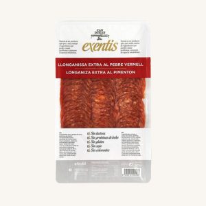 Exentis (Can Duran) Longaniza with paprika (chorizo style) extra, from Catalonia, pre-sliced 90 gr